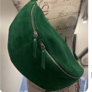 !! ISO !! MARLON SUEDE LARGE BELT BAG IN GREEN - NOT FOR SALE